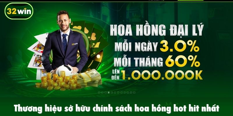 Thương hiệu sở hữu chính sách hoa hồng hot hit nhất